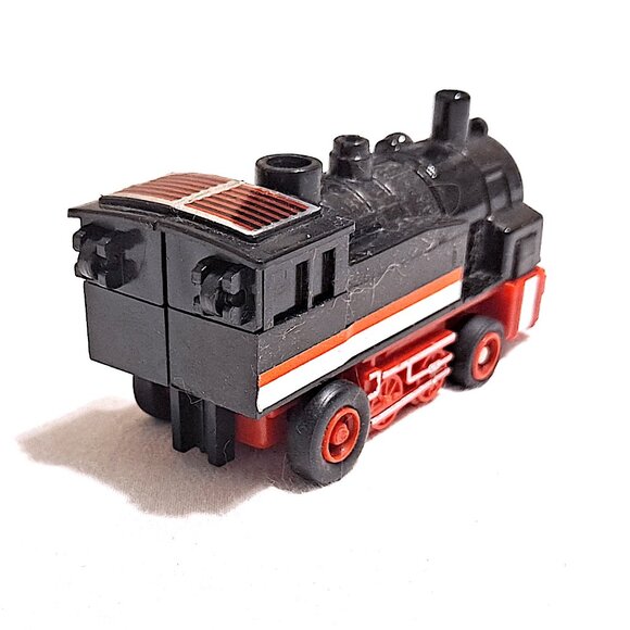 Vintage 1984 GoBot Toys Blue Dump Truck Robot and Red/Black Transformer Train - Picture 10 of 16